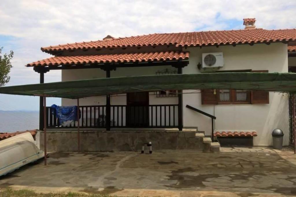Sangue Blu Beachfront Villa Apartment アギオス・ニコラオス エクステリア 写真