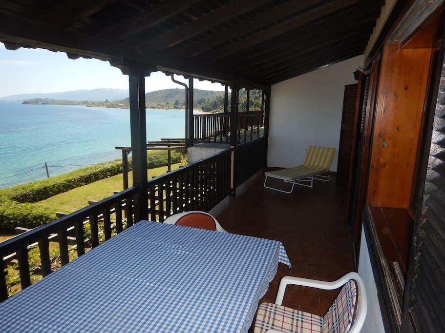 Sangue Blu Beachfront Villa Apartment アギオス・ニコラオス エクステリア 写真